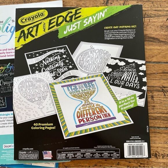 Crayola Calligraphy and Coloring Book Bundle - Picture 11 of 12